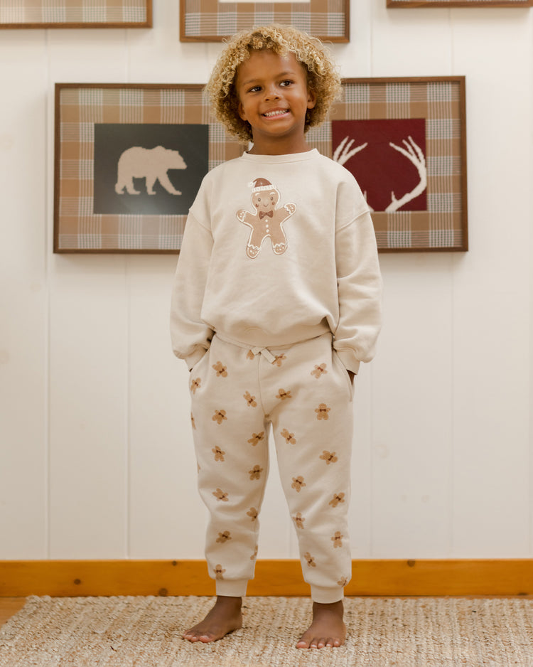 Rylee + Cru Jogger Sweatpant in Gingerbread