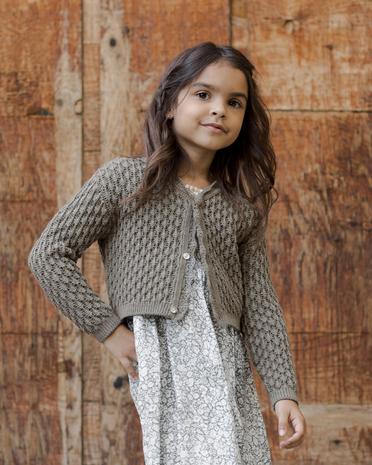 Rylee + Cru Ella Cardigan in Forest