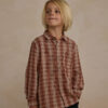 Rylee + Cru Collared Long Sleeve Shirt in Autumn Plaid