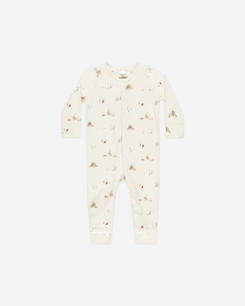 Organic Long John Pajamas in Presents from Rylee + Cru