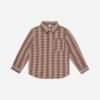 Collared Long Sleeve Shirt in Autumn Plaid from Rylee + Cru