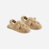 Bear Slippers in Gold from Rylee + Cru