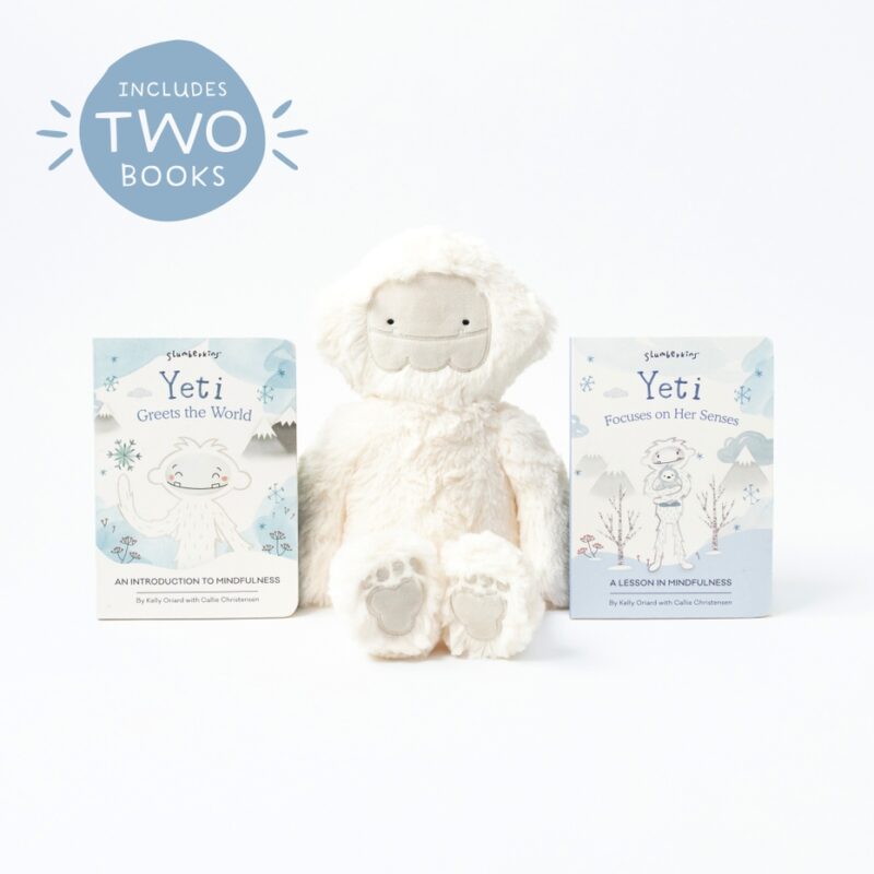 Slumberkins Yeti's Mindfulness Plush Set with 2 Books