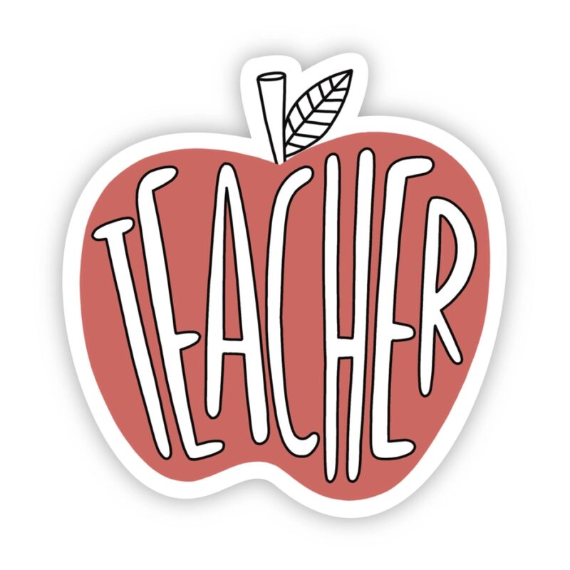 Bog Moods Teacher Red Apple