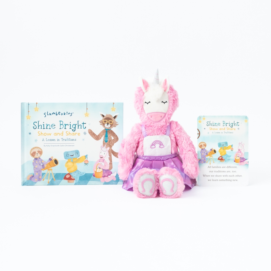 Slumberkins Show and Share Sparkle Unicorn Set