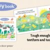 Farm Babies Tuffy Teether Indestructible Book made by Cottage Door Press