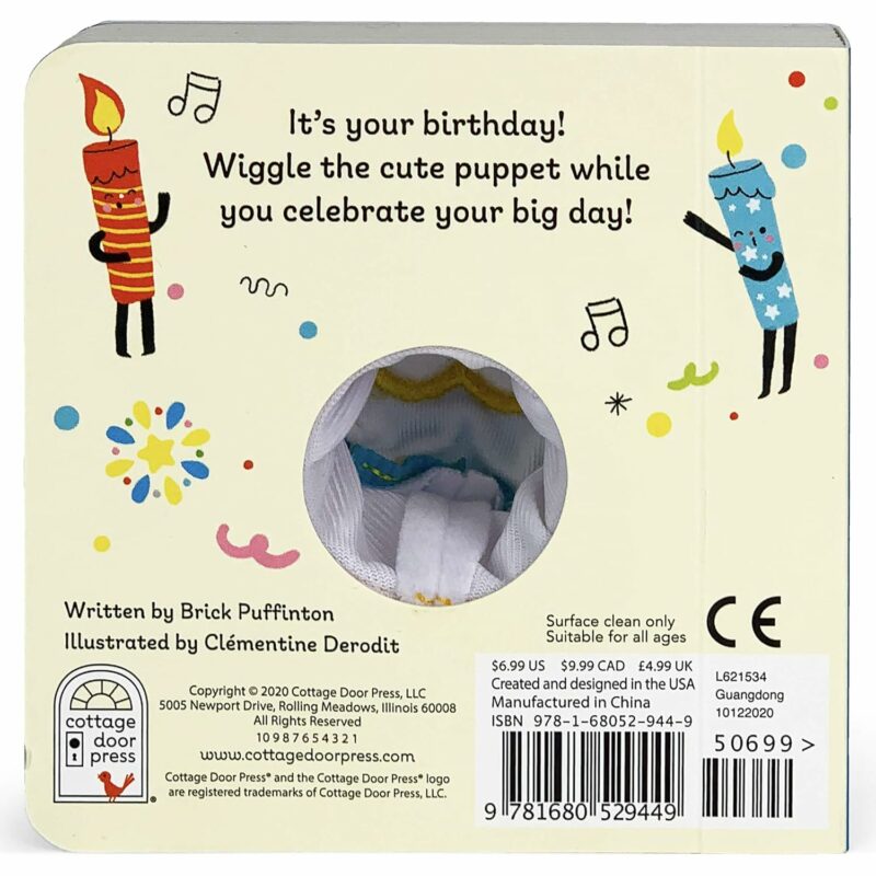 Cottage Door Press Hooray! It's Your Birthday! Finger Puppet Board Book part of our  collection