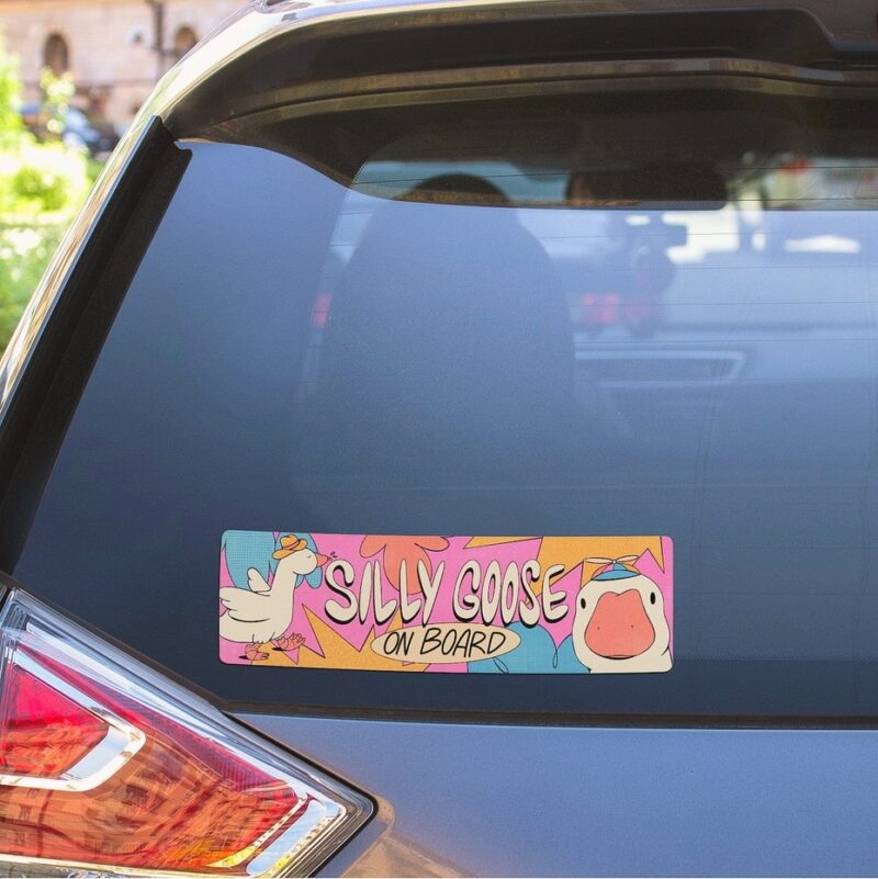 Silly Goose On Board - Large Sticker from Big Moods