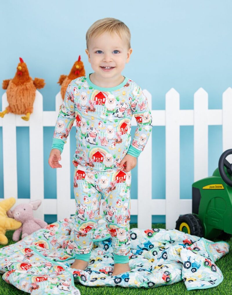 Birdie Bean Otis Bamboo Viscose 2-Piece Pajamas