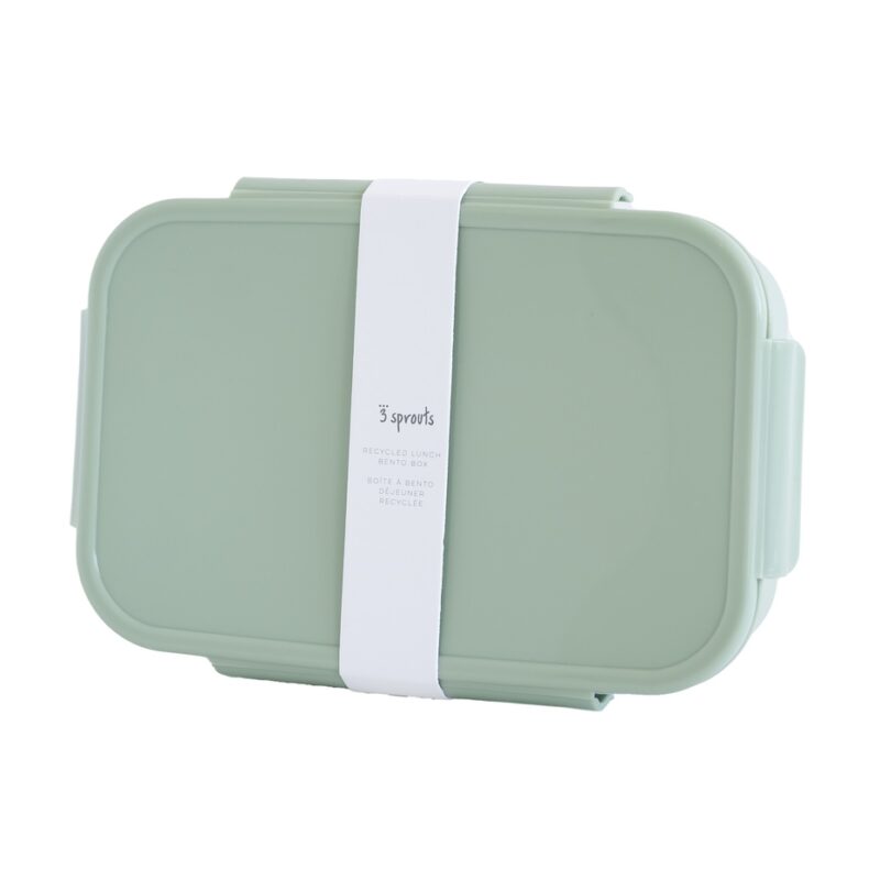 Green Recycled Plastic Bento Box from 3 Sprouts