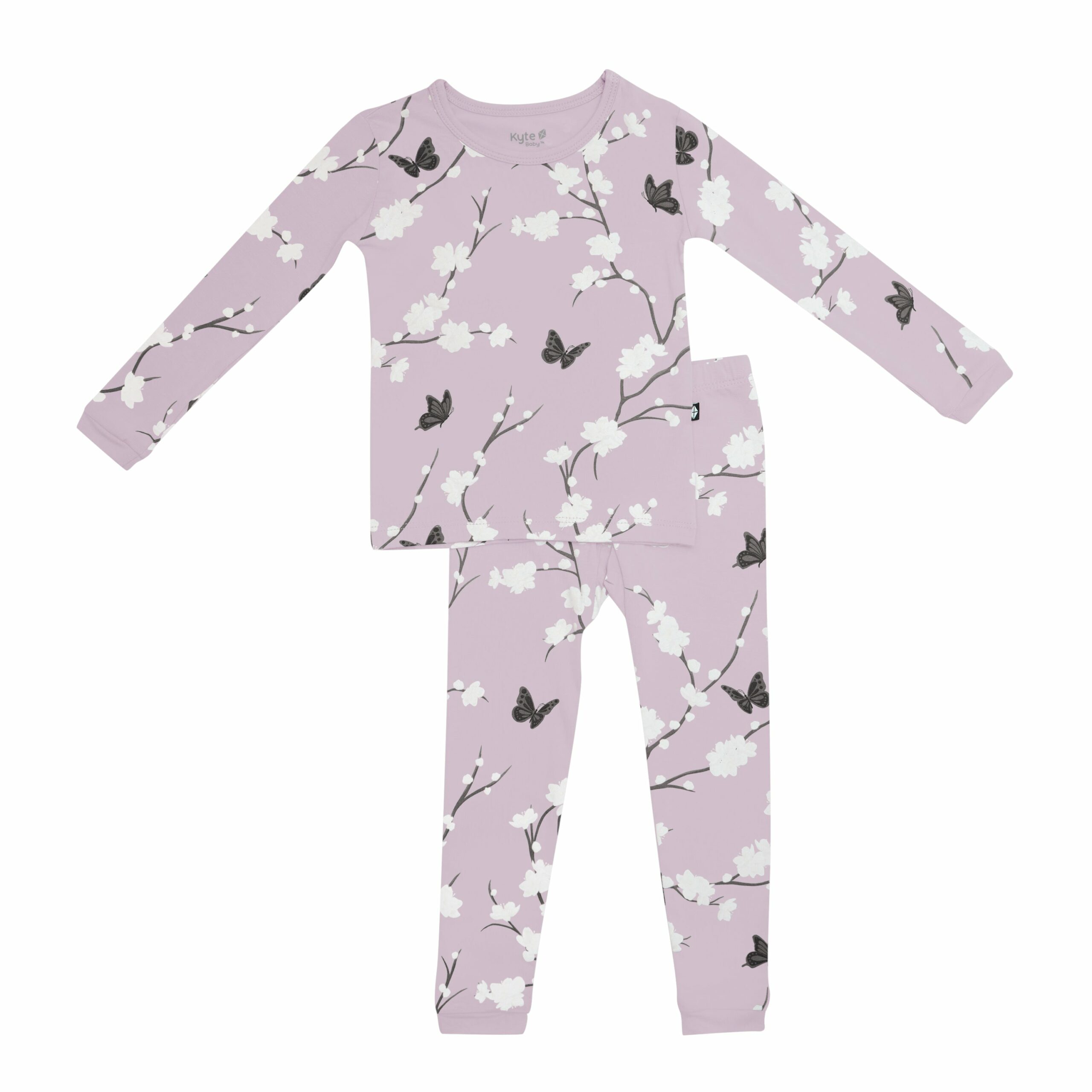 Kyte BABY Pajama Set in Cherry Blossom