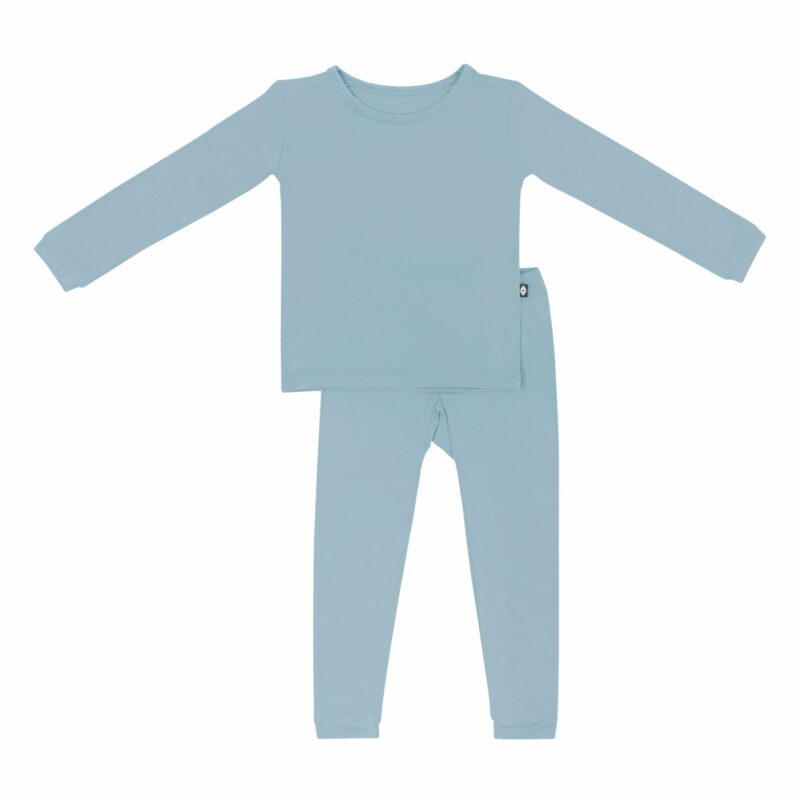 Kyte BABY Pajama Set in Dusty Blue