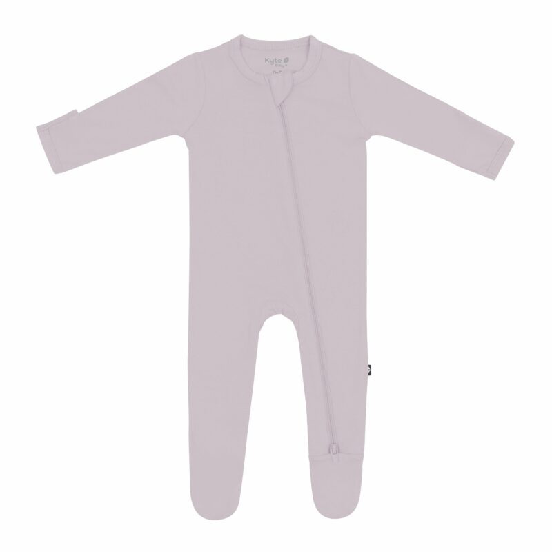 Kyte BABY Zippered Footie in Wisteria