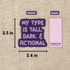 Dark & Fictional Magnetic Bookmark