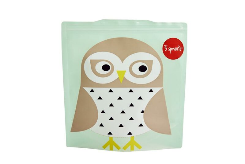 3 Sprouts Owl Sandwich Bag