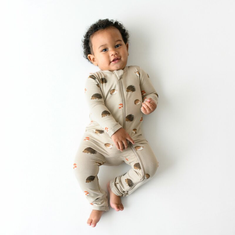 Kyte BABY Zippered Romper in Prickle