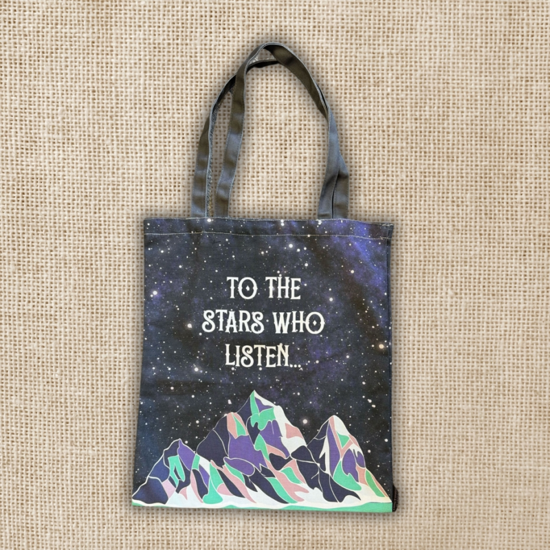 Stars Who Listen Tote Bag ACOTAR from Wildly Enough