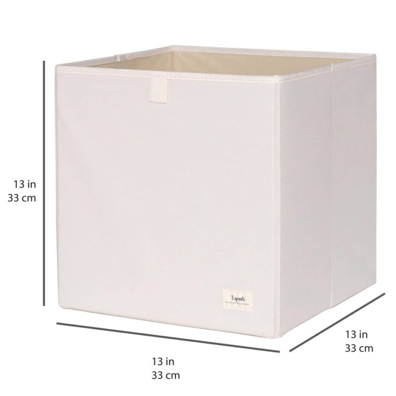 3 Sprouts Cream Storage Cube Nursery Decor