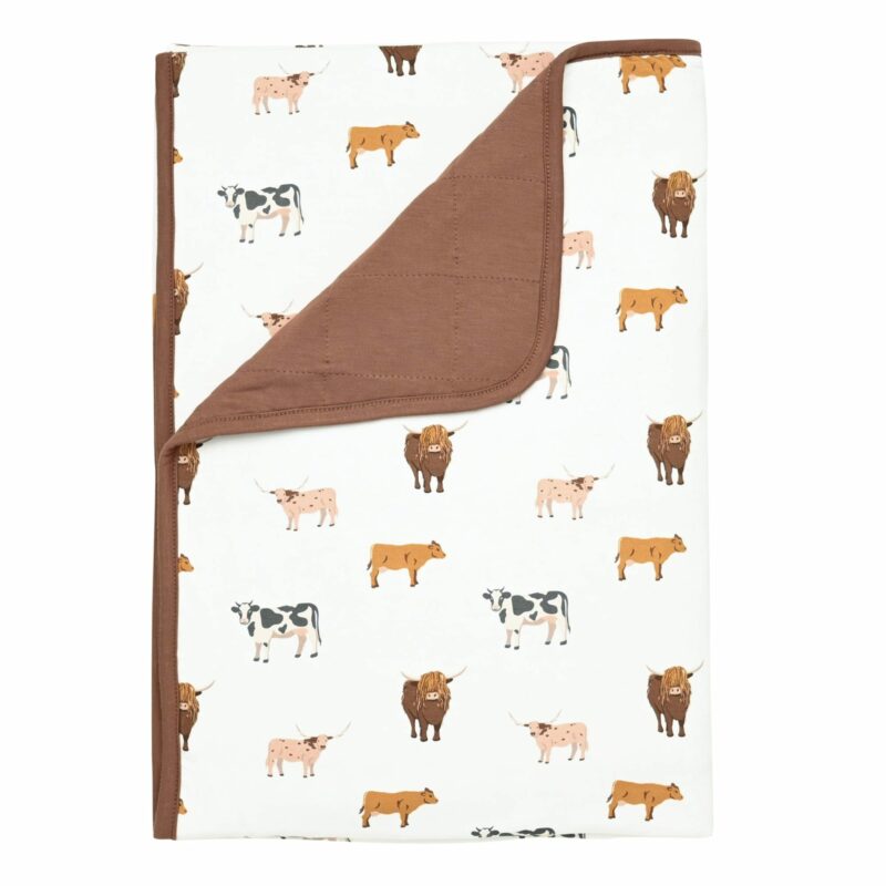 Kyte BABY Toddler Blanket Moo