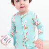 Birdie Bean Baseball Bunnies Bamboo Viscose Convertible Romper