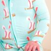 Baseball Bunnies Bamboo Viscose Convertible Romper from Birdie Bean