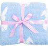 Blue Bunny Microfiber Toddler Blanket from Birdie Bean