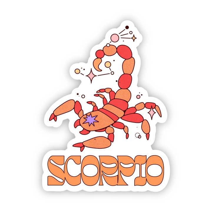 Big Moods Scorpio Zodiac Sign Sticker