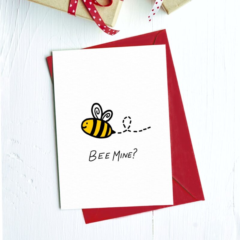 Big Moods Bee Mine? Greeting Card