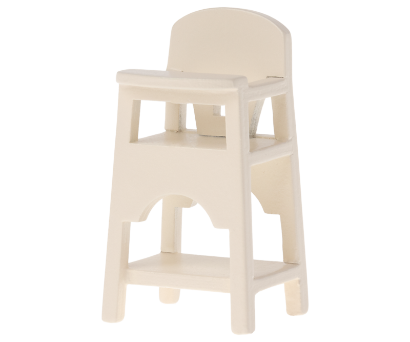 Maileg High Chair In Off White For Mouse