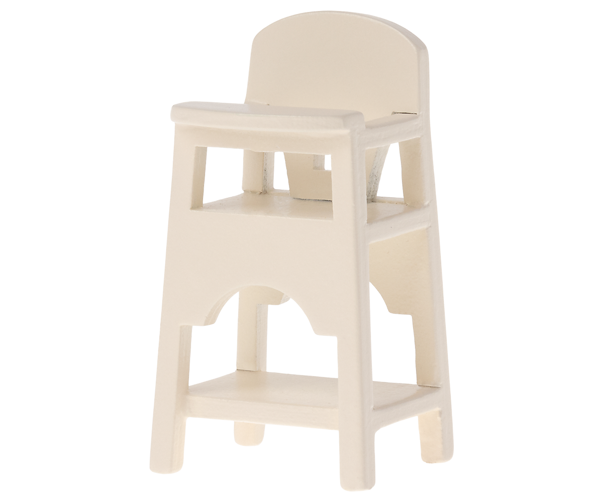 Maileg High Chair In Off White For Mouse