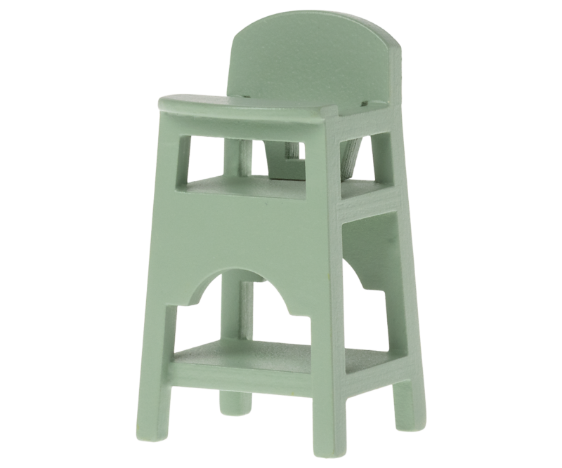 Maileg High Chair In Mint For Mouse