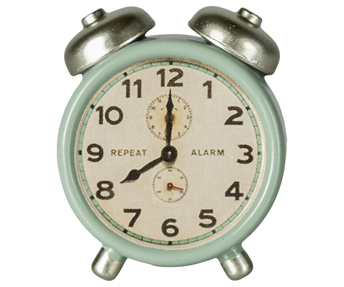 Maileg Alarm Clock In Mint For Mouse