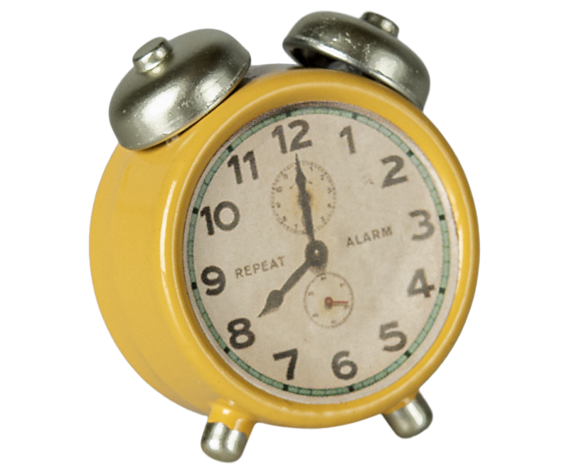 Alarm Clock In Yellow For Mouse made by Maileg