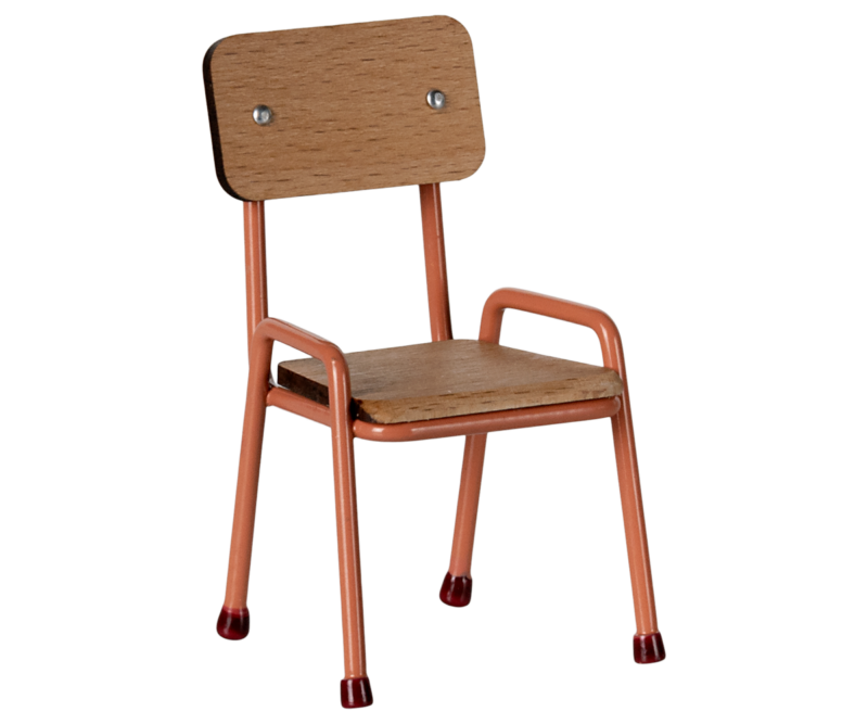 Maileg Chair In Coral For Mouse