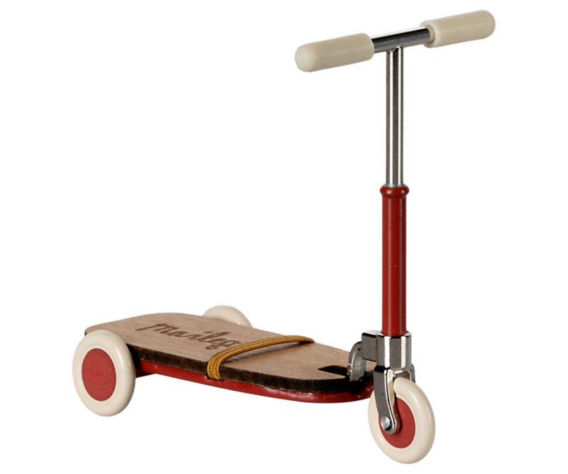 Maileg Kick Board In Red For Mouse