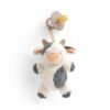 Itzy Ritzy Bitzy Pal Carmen the Cow with Natural Rubber Sweetie Soother