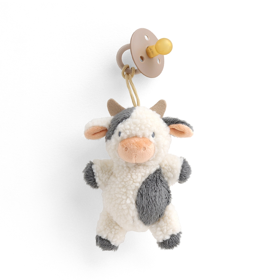 Itzy Ritzy Bitzy Pal Carmen the Cow with Natural Rubber Sweetie Soother