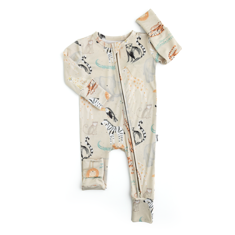 Gigi and Max Arlo Bamboo Viscose Zippered Romper