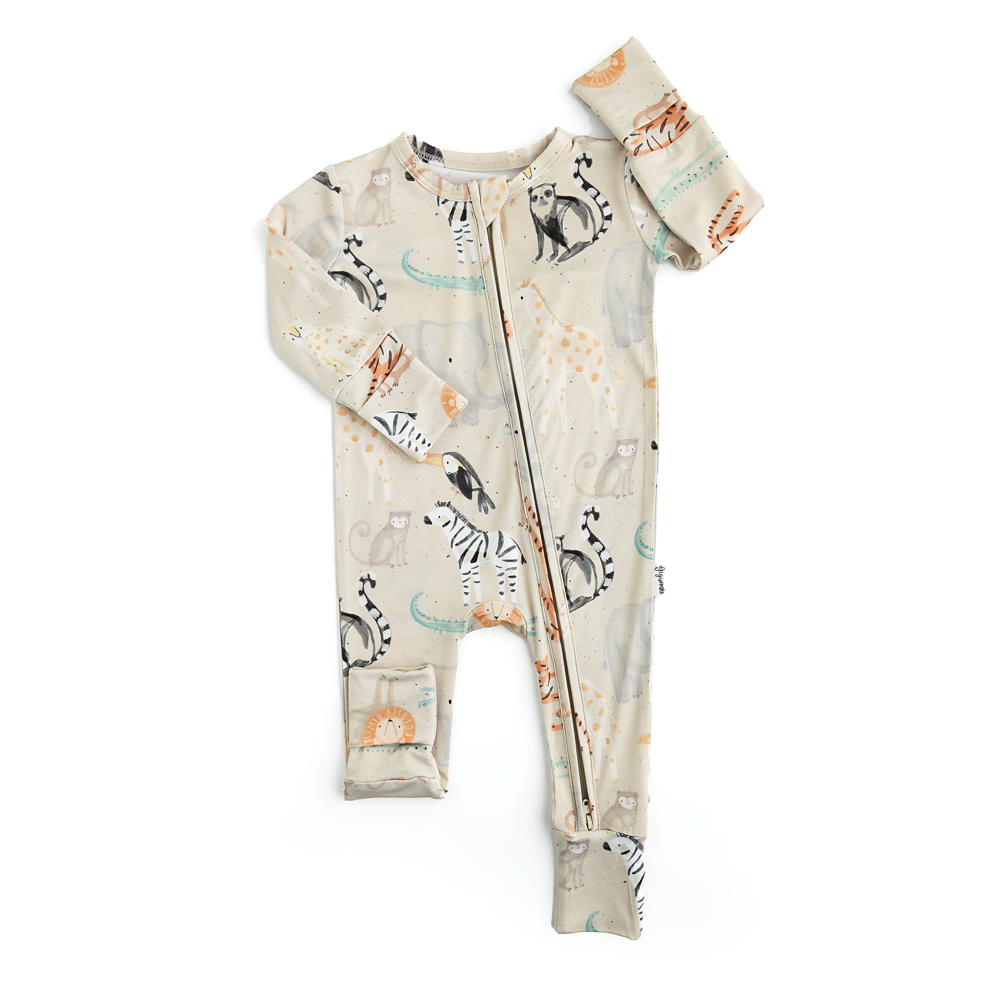 Gigi and Max Arlo Bamboo Viscose Zippered Romper