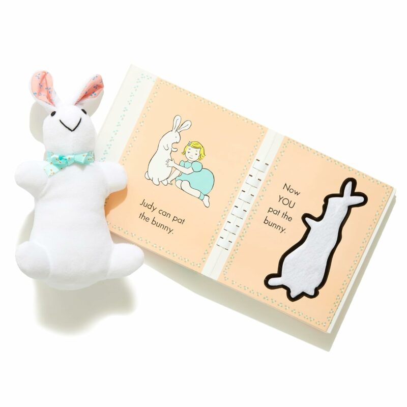 Pat The Bunny Paperback Book and Plush Gift Set made by