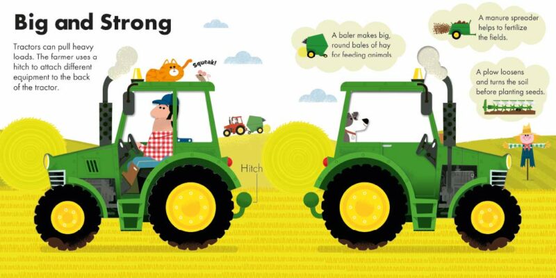 How It Works: Tractor Board Book made by