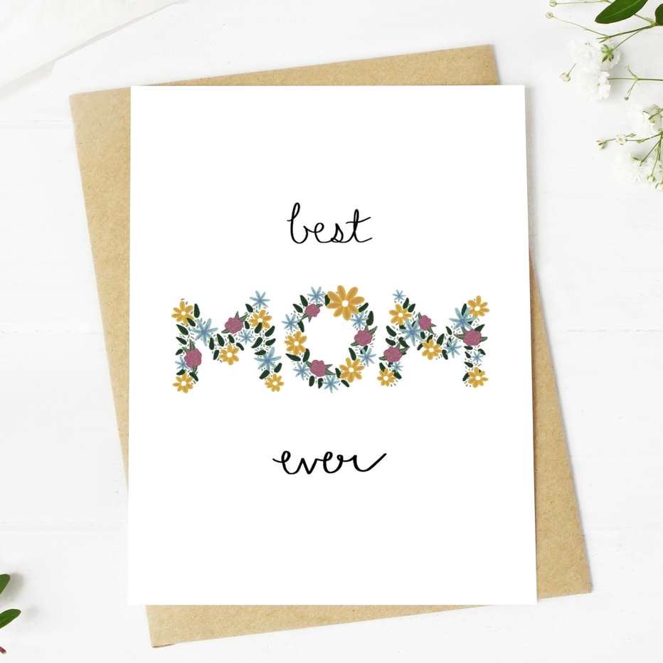 Big Moods Best Mom Ever Mother's Day Card