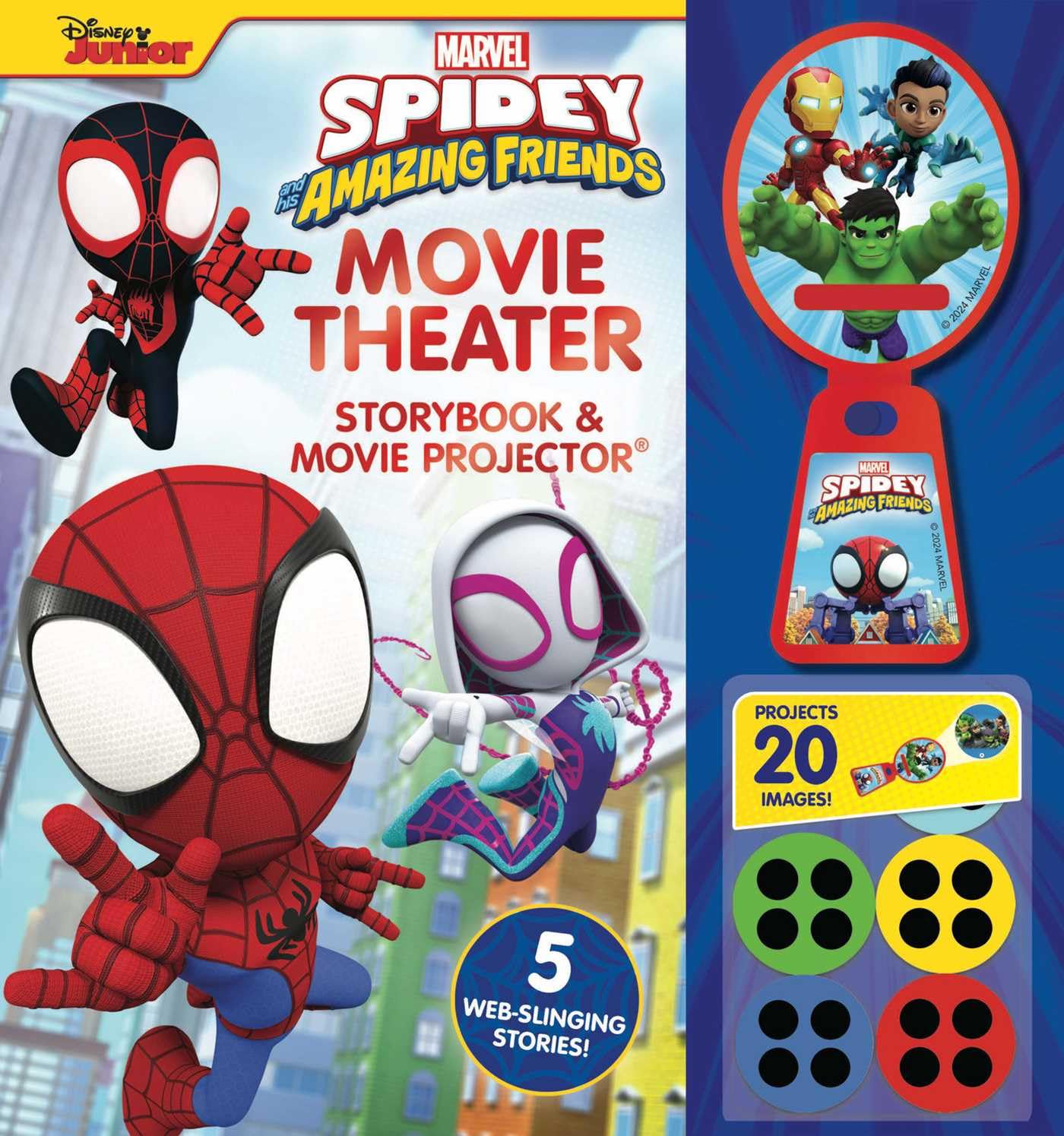 Marvel Spidey and His Amazing Friends: Movie Theater Storybook & Movie Projector Hardcover Book