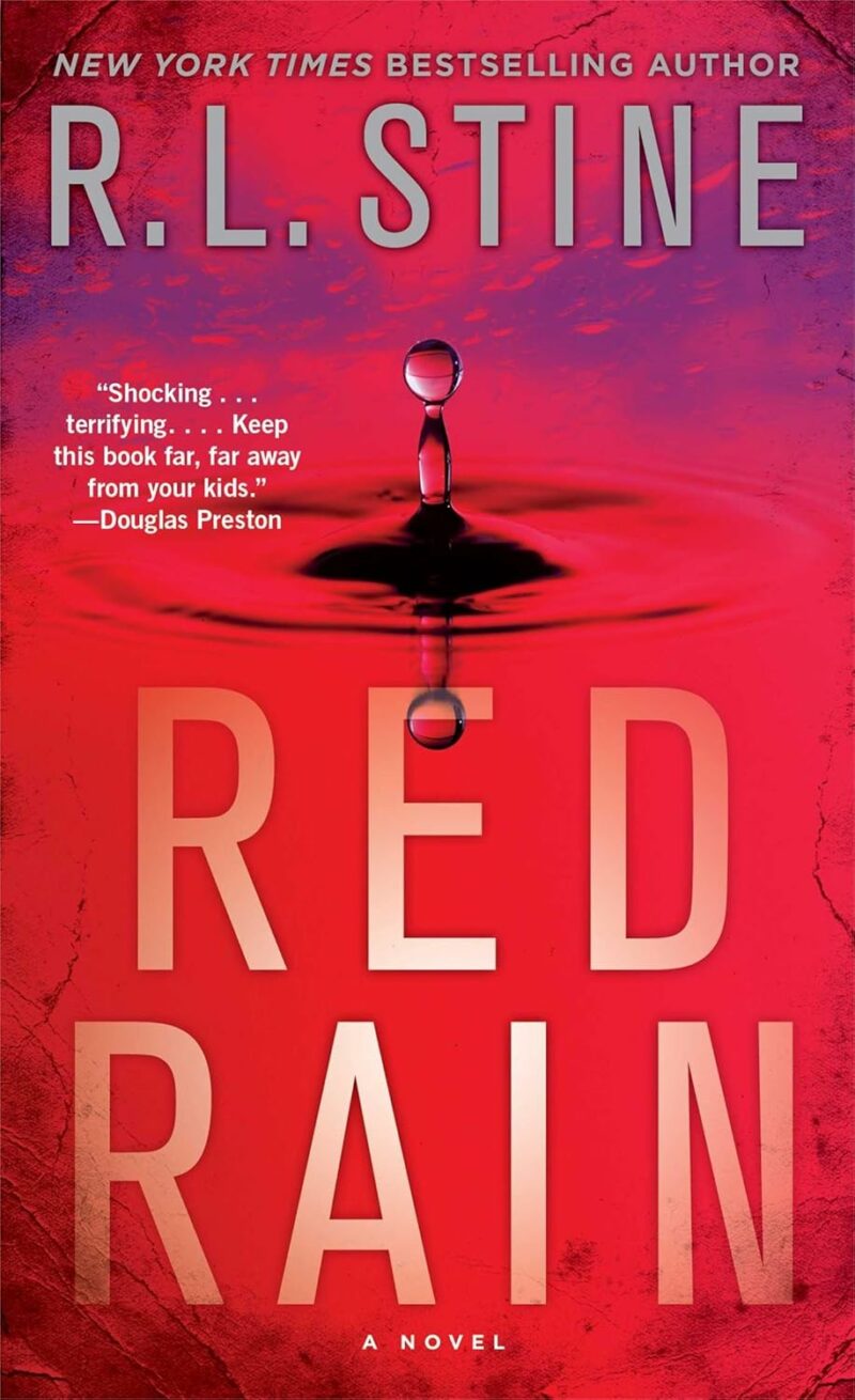 Simon & Schuster Red Rain by R.L. Stine Paperback Book