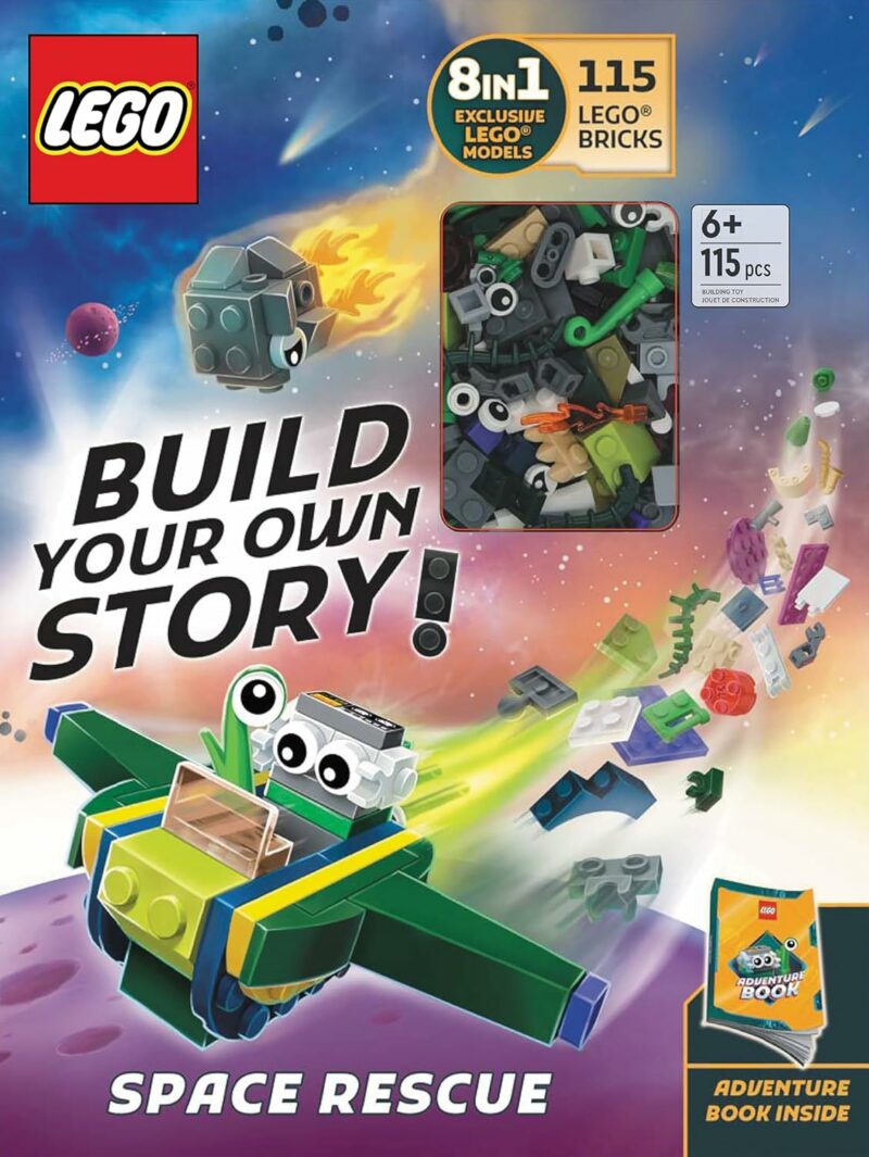 LEGO Books Build Your Own Story! Space Rescue Hardcover Book