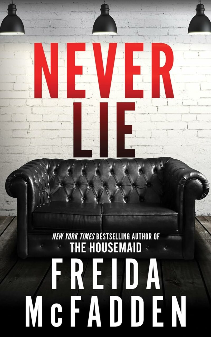 Sourcebooks Never Lie by Freida McFadden Paperback Book