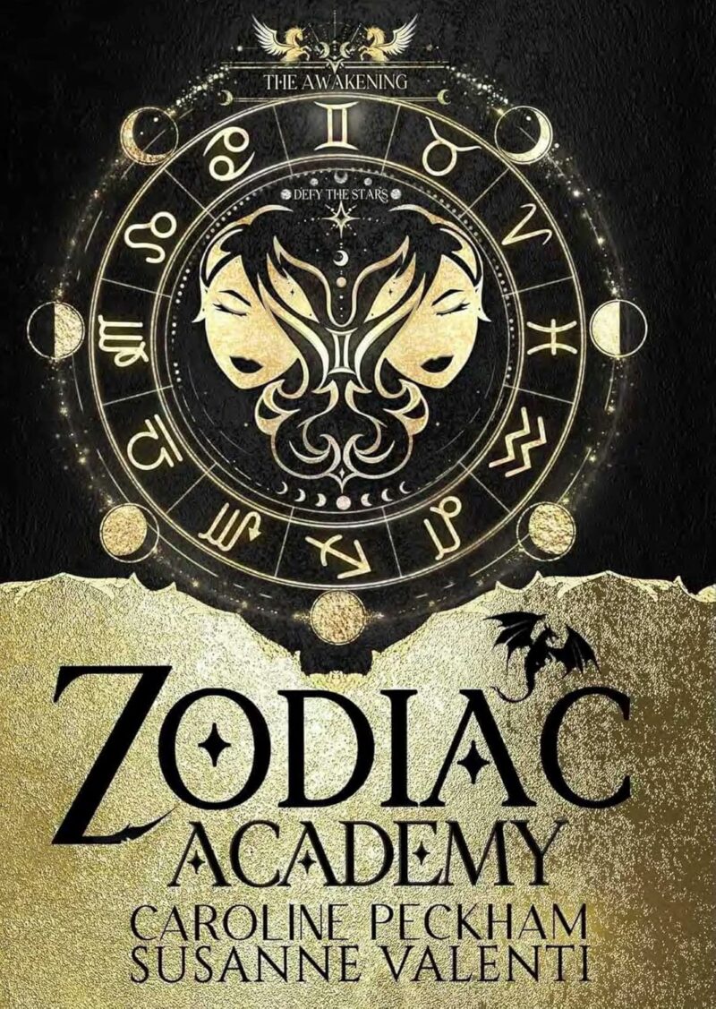 Simon & Schuster Zodiac Academy 1: The Awakening by Caroline Peckham and Susanne Valenti Paperback Book