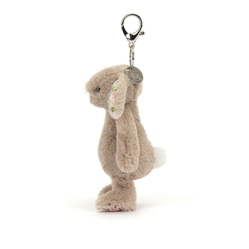 Blossom Beige Bunny Petal Bag Charm from Jellycat