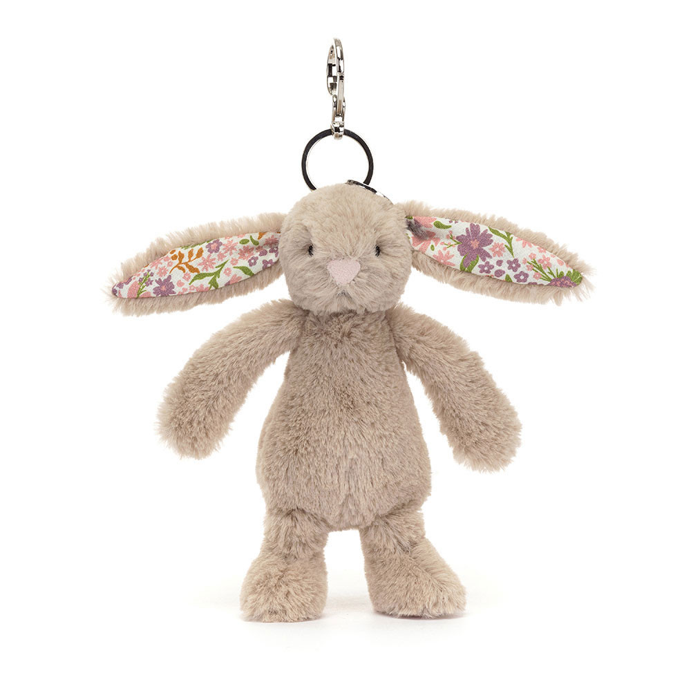 Jellycat Blossom Beige Bunny Petal Bag Charm