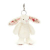 Blossom Cream Bunny 'Berry' Bag Charm made by Jellycat